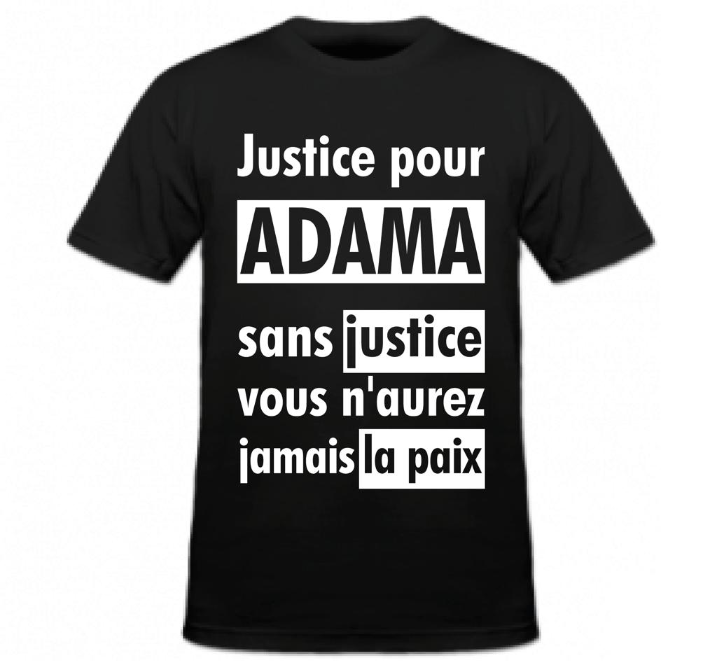T-shirt Justice Adama
